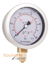 AFRISO Rohrfeder-Glyzerinmanometer