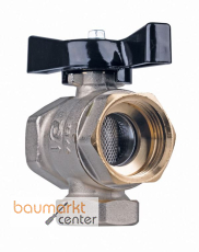 Kugelhahn mit Filter & Magnet G3/4" IG