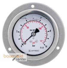 AFRISO Rohrfeder-Glyzerinmanometer