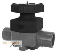 Aliaxis PVC-U Membranventil VM d110 FKM Klebstutzen VMDV-FKM