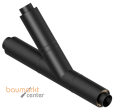 Aliaxis Abzweig 45 Gr Doppelrohr d 160 x 110 d1 160