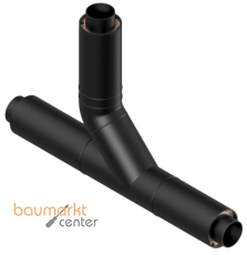 Aliaxis Abzweig 45 Gr m. Winkel Doppelrohr d 250 x 160