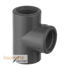 Aliaxis T-St�ck PVC-U 90 Gr., R 1 1/4, TI2