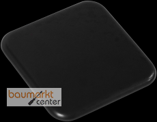 KA Ersatzteil-Deckel 125x125mm,schw