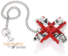 KNIPEX 00 11 06 Universal-Schl�ssel der Standard Schaltschrankschl�ssel 96 mm