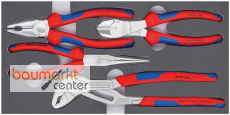 KNIPEX 00 20 01 V17 Zangen-Set in Schaumstoffeinlage 4-teilig KNIPEX 00 20 01 V17 Zangen-Set in Schaumstoffeinlage 4-teilig