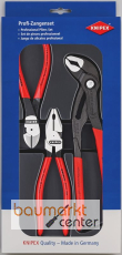 KNIPEX 00 20 10 Kraft-Paket 1x 02 01 180, 1x 87 01 250, 1x 74 01 160