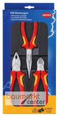 KNIPEX 00 20 12 Elektro-Paket 1 x 03 06 180, 1 x 26 16 200, 1 x 70 06 160