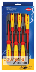 KNIPEX 00 20 12 V04 VDE Schraubendreher-Paket Schlitz / Phillips® / Pozidriv® 6-teilig KNIPEX 00 20 12 V04 VDE Schraubendreher-Paket Schlitz / Phillips® / Pozidriv® 6-teilig