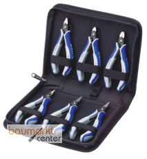 KNIPEX 00 20 16 P Elektronikzangen-Set mit Werkzeugen für Arbeiten an elektronischen Bauteilen 6-teilig 215 mm KNIPEX 00 20 16 P Elektronikzangen-Set mit Werkzeugen für Arbeiten an elektronischen Bauteilen 6-teilig 215 mm