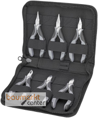 KNIPEX 00 20 17 Elektronikzangen-Set mit Werkzeugen für Arbeiten an elektronischen Bauteilen 6-teilig 215 mm KNIPEX 00 20 17 Elektronikzangen-Set mit Werkzeugen für Arbeiten an elektronischen Bauteilen 6-teilig 215 mm