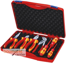 KNIPEX 00 21 15 Werkzeug-Box "RED" Elektro Set 2 7-teilig 275 mm KNIPEX 00 21 15 Werkzeug-Box "RED" Elektro Set 2 7-teilig 275 mm