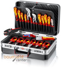 KNIPEX 00 21 20 Werkzeugkoffer "Vision24" Elektro 20-teilig 180 mm