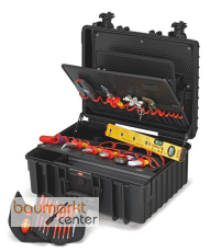 KNIPEX 00 21 36 Werkzeugkoffer "Robust34" Elektro 26-teilig 419 mm KNIPEX 00 21 36 Werkzeugkoffer "Robust34" Elektro 26-teilig 419 mm