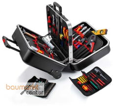 KNIPEX 00 21 41 Werkzeugkoffer "BIG Twin Move" Elektro 66-teilig 290 mm