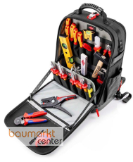 KNIPEX 00 21 50 E Werkzeugrucksack Modular X18 Elektro 22-teilig 530 mm