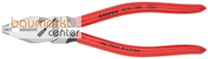 KNIPEX 02 01 180 Kraft-Kombizange mit Kunststoff �berzogen schwarz atramentiert 180 mm