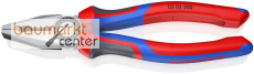 KNIPEX 03 02 200 SB Kombizange mit Comfort-Griffen schwarz atramentiert 200 mm