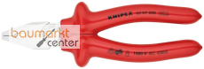 KNIPEX 03 07 200 Kombizange tauchisoliert, VDE-gepr�ft verchromt 200 mm