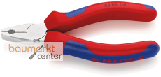 KNIPEX 08 05 110 Mini-Kombizange mit Mehrkomponenten-H�llen verchromt 110 mm