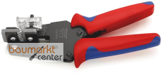 KNIPEX 12 12 06 Pr�zisions-Abisolierzange mit Formmessern mit Mehrkomponenten-H�llen br�niert 195 mm