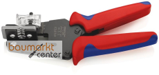 KNIPEX 12 12 10 Pr�zisions-Abisolierzange mit Formmessern mit Mehrkomponenten-H�llen br�niert 195 mm
