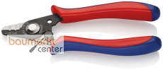 KNIPEX 12 82 130 SB Abisolierzange f�r Glasfaserkabel mit Kunststoff-Griffh�llen br�niert 130 mm