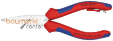 KNIPEX 13 05 160 T Verdrahtungszange mit Mehrkomponenten-H�llen, mit integrierter Befestigungs�se zum Anbringen einer Absturzsicherung verchromt 160 mm