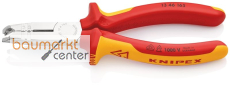 KNIPEX 13 46 165 SB Abmantelungszange isoliert mit Mehrkomponenten-H�llen, VDE-gepr�ft verchromt 165 mm