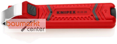 KNIPEX 16 20 28 SB Abmantelungswerkzeug mit Schleppklinge schlagfestes Kunststoffgeh�use 130 mm