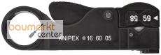 KNIPEX 16 60 05 SB Abisolierwerkzeug f�r Koaxialkabel 105 mm