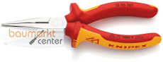 KNIPEX 25 06 160 SB Flachrundzange mit Schneide (Radiozange) isoliert mit Mehrkomponenten-Hüllen, VDE-geprüft verchromt 160 mm KNIPEX 25 06 160 SB Flachrundzange mit Schneide (Radiozange) isoliert mit Mehrkomponenten-Hüllen, VDE-geprüft verchromt 160 mm
