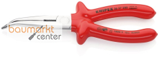 KNIPEX 26 27 200 Flachrundzange mit Schneide (Storchschnabelzange) tauchisoliert, VDE-geprüft verchromt 200 mm KNIPEX 26 27 200 Flachrundzange mit Schneide (Storchschnabelzange) tauchisoliert, VDE-geprüft verchromt 200 mm