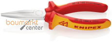 KNIPEX 30 16 160 SB Langbeckzange isoliert mit Mehrkomponenten-H�llen, VDE-gepr�ft verchromt 160 mm