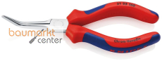 KNIPEX 31 25 160 Greifzange (Nadelzange) mit Mehrkomponenten-H�llen verchromt 160 mm