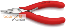 KNIPEX 35 11 115 Elektronik-Greifzange mit durchgestecktem Gelenk mit rutschhemmenden Kunststoff-H�llen 115 mm