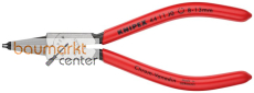 KNIPEX 44 11 J0 SB Sicherungsringzange f�r Innenringe in Bohrungen mit Kunststoff �berzogen schwarz atramentiert 140 mm