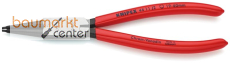 KNIPEX 44 11 J2 SB Sicherungsringzange f�r Innenringe in Bohrungen mit Kunststoff �berzogen schwarz atramentiert 180 mm
