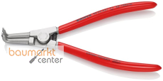 KNIPEX 46 23 A31 Sicherungsringzange f�r Au�enringe auf Wellen mit Kunststoff �berzogen verchromt 200 mm