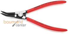 KNIPEX 46 31 A32 Sicherungsringzange f�r Au�enringe auf Wellen 45� gewinkelt mit Kunststoff �berzogen schwarz atramentiert 210 mm