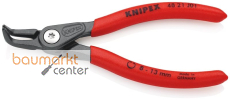 KNIPEX 48 21 J01 SB Pr�zisions-Sicherungsringzange f�r Innenringe in Bohrungen mit rutschhemmendem Kunststoff �berzogen grau atramentiert 130 mm