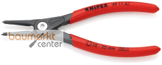 KNIPEX 49 11 A1 SB Pr�zisions-Sicherungsringzange f�r Au�enringe auf Wellen mit rutschhemmendem Kunststoff �berzogen grau atramentiert 140 mm