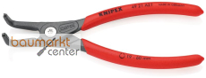 KNIPEX 49 21 A21 SB Pr�zisions-Sicherungsringzange f�r Au�enringe auf Wellen mit rutschhemmendem Kunststoff �berzogen grau atramentiert 165 mm
