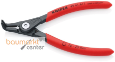 KNIPEX 49 41 A11 Pr�zisions-Sicherungsringzange f�r Au�enringe auf Wellen mit rutschhemmendem Kunststoff �berzogen grau atramentiert 130 mm