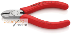 KNIPEX 70 11 110 Seitenschneider mit Kunststoff überzogen schwarz atramentiert 110 mm KNIPEX 70 11 110 Seitenschneider mit Kunststoff überzogen schwarz atramentiert 110 mm