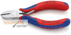 KNIPEX 70 15 110 Seitenschneider mit Mehrkomponenten-H�llen verchromt 110 mm