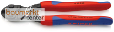 KNIPEX 71 02 200 CoBolt� Kompakt-Bolzenschneider mit schlanken Mehrkomponenten-H�llen schwarz atramentiert 200 mm
