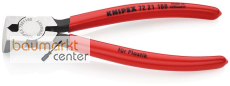 KNIPEX 72 21 160 Seitenschneider f�r Kunststoff mit Kunststoff �berzogen 160 mm