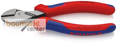 KNIPEX 73 02 160 SB X-Cut� Kompakt-Seitenschneider hoch�bersetzt mit Mehrkomponenten-H�llen schwarz atramentiert 160 mm