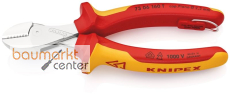 KNIPEX 73 06 160 T BK X-Cut® Kompakt-Seitenschneider isoliert mit Mehrkomponenten-Hüllen, VDE-geprüft; mit integrierter isolierter Befestigungsöse zum Anbringen einer Absturzsicherung verchromt 160 mm KNIPEX 73 06 160 T BK X-Cut® Kompakt-Seitenschneider isoliert mit Mehrkomponenten-Hüllen, VDE-geprüft; mit integrierter isolierter Befestigungsöse zum Anbringen einer Absturzsicherung verchromt 160 mm